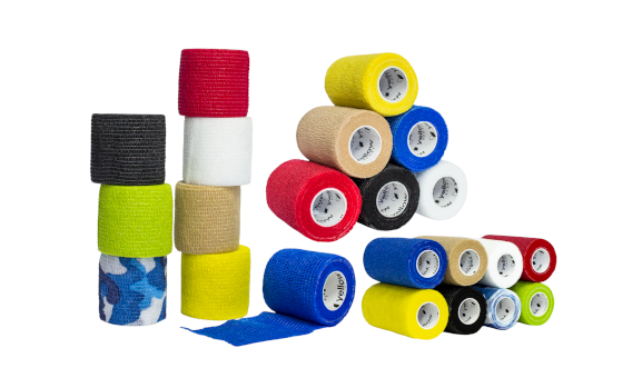 bandaż samoprzylepny, bandaż kohezyjny, samoprzylepny bandaż