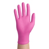 Rękawice nitrylowe różowe easyCARE nitrile Pink